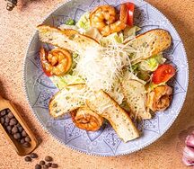 Цезарь с креветками