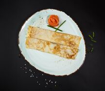 Блинчики с сёмгой