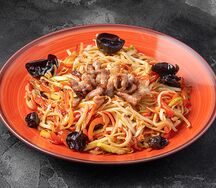 Вок в соусе терияки со свининой