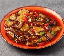 Баклажаны жаренные в соевом соусе