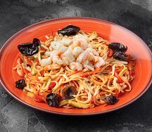 Вок с морепродуктами