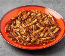 Баклажаны жаренные в чесночном соусе