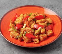 Острая курица в соевом соусе с чесноком