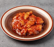 Свинина жаренная в кисло-сладком соусе