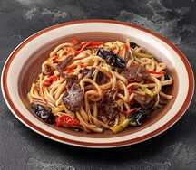 Вок в соусе терияки с говядиной