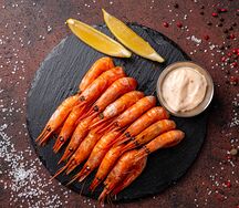 Креветки жареные L