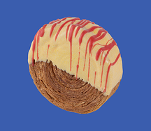 Круглый круассан манго-чили