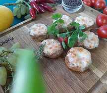 Фаршированные шампиньоны