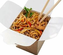 Лапша удон с соусом терияки