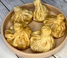 Жареные хинкали с говядиной 