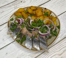 Селедка с картофелем