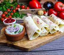 Люля-кебаб куриный в лаваше