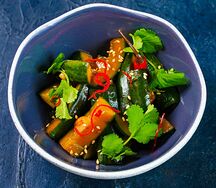 Битые огурцы Кимчи