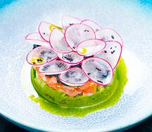 Тартар из лосося