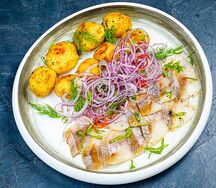 Сельдь с картофелем