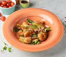 Креветки в чесночном соусе