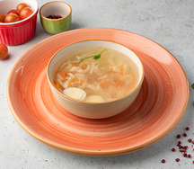 Куриный суп-лапша с яйцом