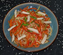 Лапша удон с курицей