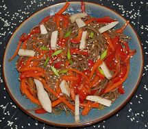 Лапша Соба с курицей