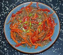 Лапша Соба с овощами