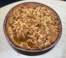 Песочный пирог с яблоками