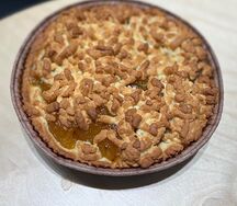 Песочный пирог с черникой