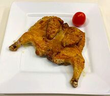 Цыпленок в чесночном масле