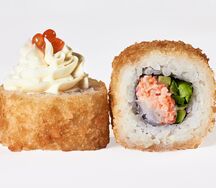 Сливочный ролл с крабом