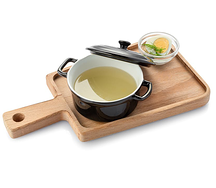 Куриный бульон с яйцом