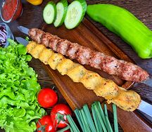 Люля-кебаб из курицы, люля-кебаб из картошки
