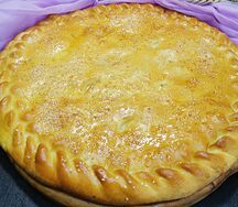 Пирог сыр сулугуни и зелень