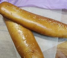 Багет с сосиской
