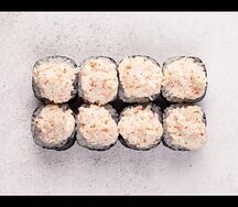 Цезарь с крабом запеченный