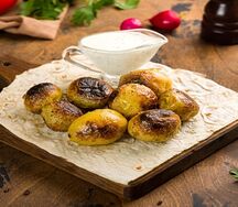 Шашлык из молодой картошки