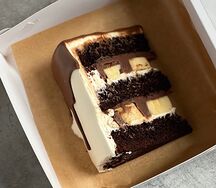 Торт Молочный шоколад-банан