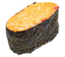 Запеченные суши с креветкой