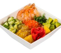 Поке с креветками