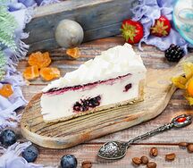 Чизкейк с вишней