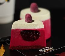 Малиновая Панна-котта