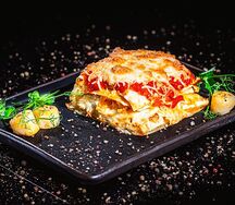 Лазанья с гребешком
