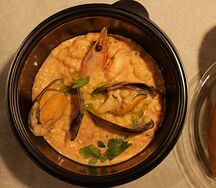 Птитим с морепродуктами