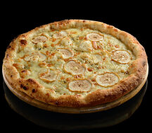 Пицца с грушей и горгонзолой