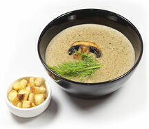 Крем суп грибной