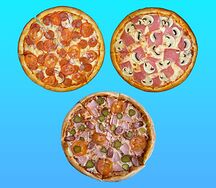 Комбо 3 пиццы по 25 см