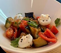 Салат с баклажанами