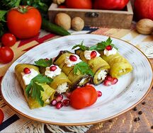 Баклажаны с ореховой начинкой