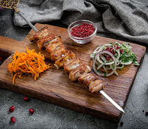 Бараньи семечки на мангале