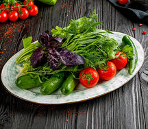 Большой овощной букет