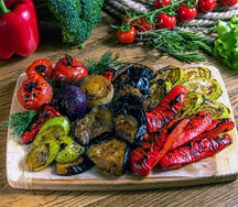 Овощи на мангале