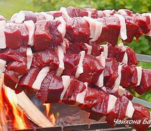 Шашлык из печени